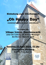 Chorkonzert Himberg 23423 Plakat