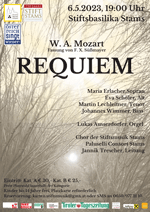 Mozart Requiem Plakat A2