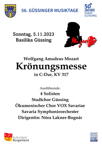 Stadtchor Gssing Krnungsmesse 05112023