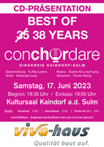 conchordare Werbeplakat Konzert web